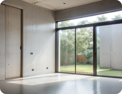 Скляні розсувні двері